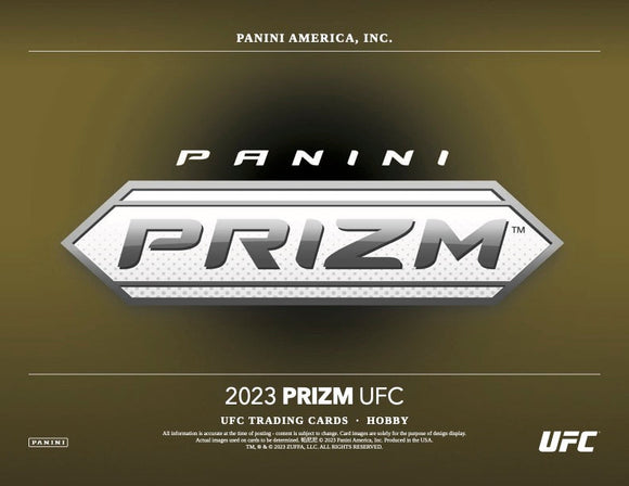 2023 Prizm UFC Hobby 2-Box Break #6 RANDOM WEIGHT CLASS
