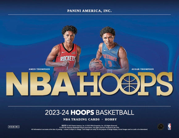 2023/24 Hoops Basketball Hobby 5-Box Break #6 RANDOM TEAM (30 SPOTS)